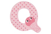 Creatief spelen - Small Foot - Wooden Animal Children's Letter - Q - 12524