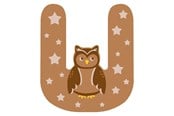 Creatief spelen - Small Foot - Wooden Animal Children's Letter - U - 12528