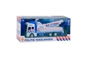 Speelgoedauto - Johntoy 1-1-2 Pull-Back Police Tow Truck - 26126