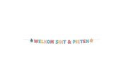 Speelgoed - Folat BV - Letter banner Welcome Santa and Piet 150cm (NL) - 65709