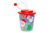Speelgoed - LG-Imports - Cup with Lid and Straw Christmas 12 pcs. - 8183