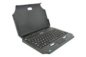 Toetsenbord - Gamber-Johnson LLC Gamber-Johnson 2-in-1 - keyboard and folio case (case) - attachable compact - with touchpad mouse buttons - AZERTY - French Input Device - Keyboard and folio case - Frans - Zwart - 7160-1869-03