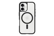 Mobiel - Covers & Cases - OtterBox React MagSafe Apple iPhone 16 Black Crystal - clear/black - 77-96243