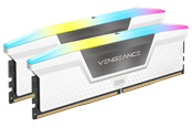 RAM - Corsair Vengeance RGB DDR5-6000 - 32GB - CL30 - Dual Channel (2 pcs) - AMD EXPO & Intel XMP - Wit met RGB - CMH32GX5M2B6000Z30W