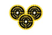 Cirkelzaag - Dewalt DT10397-QZ Extreme blade (230V) 165 x 20 3-pack ass. - DT10397-QZ