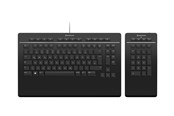 Toetsenbord - 3Dconnexion Keyboard Pro with Numpad - Toetsenbord en keypad set - Duits - Zwart - 3DX-700091