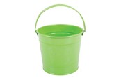 Buiten spelen - Bigjigs Green Metal Bucket - BJ295