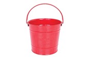 Buiten spelen - Bigjigs Red Metal Bucket - BJ296