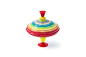 Speelgoed - Bigjigs Metal Moped Spinning Top - BJ601