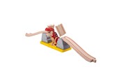 Houten speelgoed - Bigjigs Wooden Rail Cracking Bridge T-Rex Dino 7pcs. - BJT278