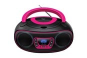 CD-speler - DENVER TDB-212P - Pink – DAB+ Boombox with Bluetooth & CD Player - Pink - TDB-212P