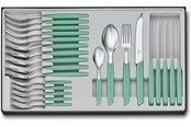 Tafeldekking - Victorinox Swiss Modern Cutlery Set 24 pcs. mint green - 6.9096.11W41.24