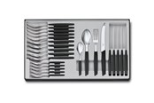 Tafeldekking - Victorinox Swiss Modern Cutlery Set 24 pcs. black - 6.9093.11W.24