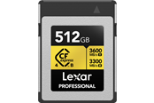 Geheugenkaart - Lexar Professional CFexpress 4.0 Pro Gold - 3600MB/s - 512GB - LCXEXP4512G-RNENG
