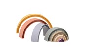 Speelgoed voor baby's - Johntoy Happy World Plastic Stack Rainbow - 22289