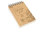 Hobby artikelen - Creative Craft Group Sketchpad with top spiral. 11*16.5cm. - CR0059/GE
