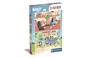 Puzzels - Clementoni Jigsaw Puzzle Super Color Bluey 2x60pcs. Vloer - 24813