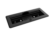 Accessoires - Crestron Electronics Crestron FlipTop FT2 Series flush mount box (horizontal) - 1200 size mechanical pass-through lid - FT2-1200-MECH-PTL-B
