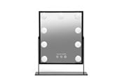 Make-up spiegels - Gillian Jones Makeup Artist Mirror w. 9 strong LED bulb - Black - 10264-00