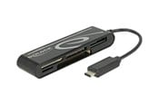 Geheugenkaart - adapter en kaartlezer - DeLOCK USB 2.0 Card Reader USB Type-C male 5 Slots - 91739