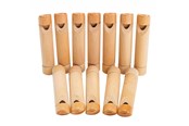 Bouw-/constructiekits - Colorations Decorate your own Wooden Sliding Whistle 12pcs - SLIDEWSL
