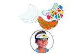 Creatief spelen - Colorations - Make and Decorate your own Sun Visor White Set of 24 - CHVISORHA