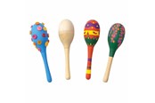 Houten speelgoed - Colorations - Decorate your own Wooden Maracas Set of 12 - MARACAS
