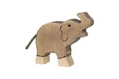 Houten speelgoed - Joueco - Holztiger Wooden Elephant Small Trunk Up - 80150
