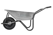 Toolboxen & Opslagsystemen - Home>it Home it® builder’s wheelbarrow with pneumatic rubber wheel and hammered finish 110 litres - 91811