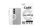 Mobiel - Covers & Cases - CARE by PanzerGlass Flagship Case Transparent Urban Combat w. White QI Compatible Samsung Galaxy S25 - CRRFUWQG38388