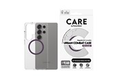 Mobiel - Covers & Cases - CARE by PanzerGlass Flagship Case Transparent Urban Combat w. Plum Purple QI Compatible Samsung Galaxy S25 Ultra - CRRFUTCG38488
