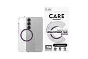 Mobiel - Covers & Cases - CARE by PanzerGlass Flagship Case Transparent Urban Combat w. Plum Purple QI Compatible Samsung Galaxy S25 - CRRFUTCG38388