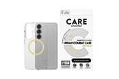 Mobiel - Covers & Cases - CARE by PanzerGlass Flagship Case Transparent Urban Combat w. Chardonnay QI Compatible Samsung Galaxy S25+ - CRRFUOCG37942