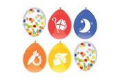 Speelgoed - Haza Witbaard - Balloon mix Saint Nicholas 6 pcs. - 447735