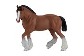 Speelgoedpop - Mojo - Horse World Brown Clydesdale Horse - 381084 - 381084