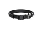 Honden - Dogness Reflective collar size XL (Black) - Reflective XL BLACK