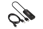 Beelscherm- en tv-kabel - Club 3D adapter - 26 cm - CAC-1336