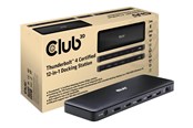 Docking station - Club 3D 12-in-1 - docking station - USB-C / USB4 / Thunderbolt 3 / Thunderbolt 4 - 2 x HDMI DP Thunderbolt 4 - 2.5GbE - CSV-1582