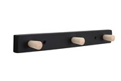 Toolboxen & Opslagsystemen - Home>it coat rack with 3 hooks 28 cm black/natural hook beech - 12295