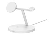 Mobiel - Adapters & Opladers - Belkin BOOSTCHARGE PRO 3-in-1 Qi2 15w Wireless Charger W AW White - WIZ032KQWH