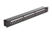 Accessoires - DeLOCK 19" Coupler Patch Panel 24-Port Cat.6 - 43295