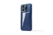 Mobiel - Covers & Cases - Mujjo iPhone 15 Pro Max Wallet Leather Case - Monaco Blue - MUJJO-CL-042-BL
