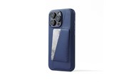 Mobiel - Covers & Cases - Mujjo Wallet Leather Case for iPhone 16 Pro Max - Blue - MUJJO-CL-056-BL