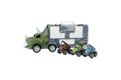 Speelgoedauto - World of Dinosaurs Dino Truck with 3 Pull-back Cars - 80706A