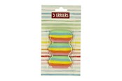 Schrijf- en tekengerei - Wins Holland Erasers Rainbow 3 pcs - BTS038
