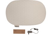 Babyspullen - BabyDan BebeJou Heated Changing pad Quilted Waves Off Whi - 501523