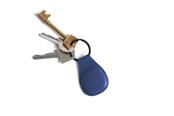 Mobiel - Overige accessoires - Mujjo Canopy Keychain for AirTag - Monaco Blue - MUJJO-KY-001-BL
