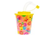 Speelgoed - LG-Imports - Cup with Lid and Straw Smiley Face 12pcs. - 8177