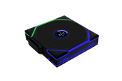 Case Fan - Lian Li UNI FAN TL Wireless LCD Reverse - Case ventilator - 120mm - Zwart met RGB-licht - 31 dBA - G99.12RTLLCD1W1B.00