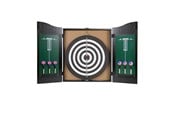 Voetbal en balspellen - Stanlord Dartbord in mooie houten kast met 6 pijlen - 6951301